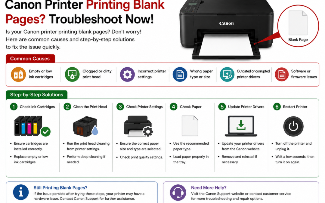 Canon Printer Paper Jam – Causes & Easy Fix Guide