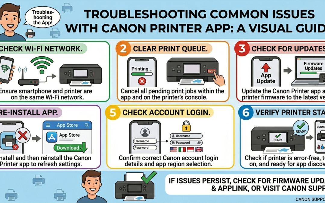 Troubleshooting Common Issues with Canon Printer App