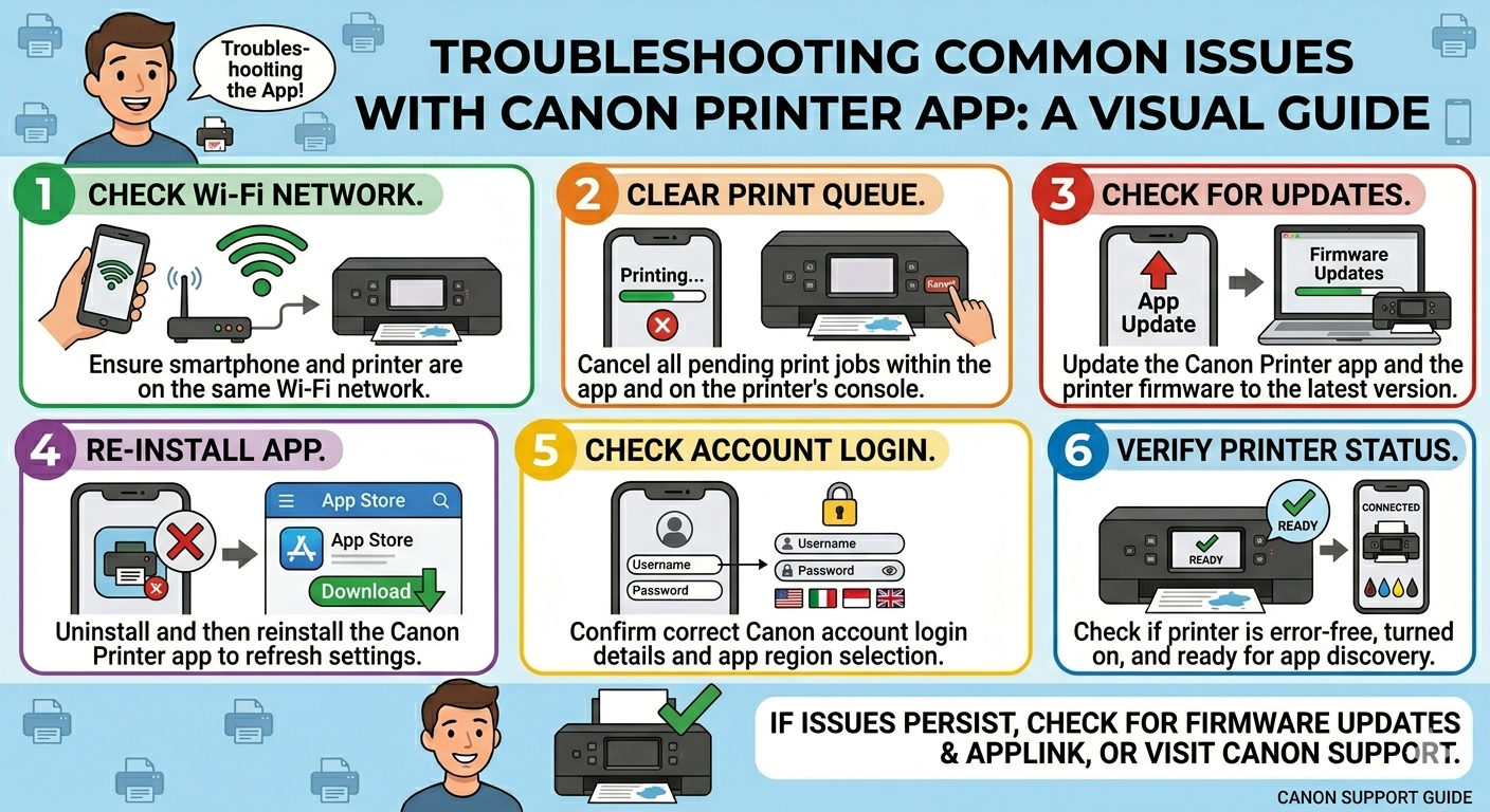 Troubleshooting Common Issues with Canon Printer App